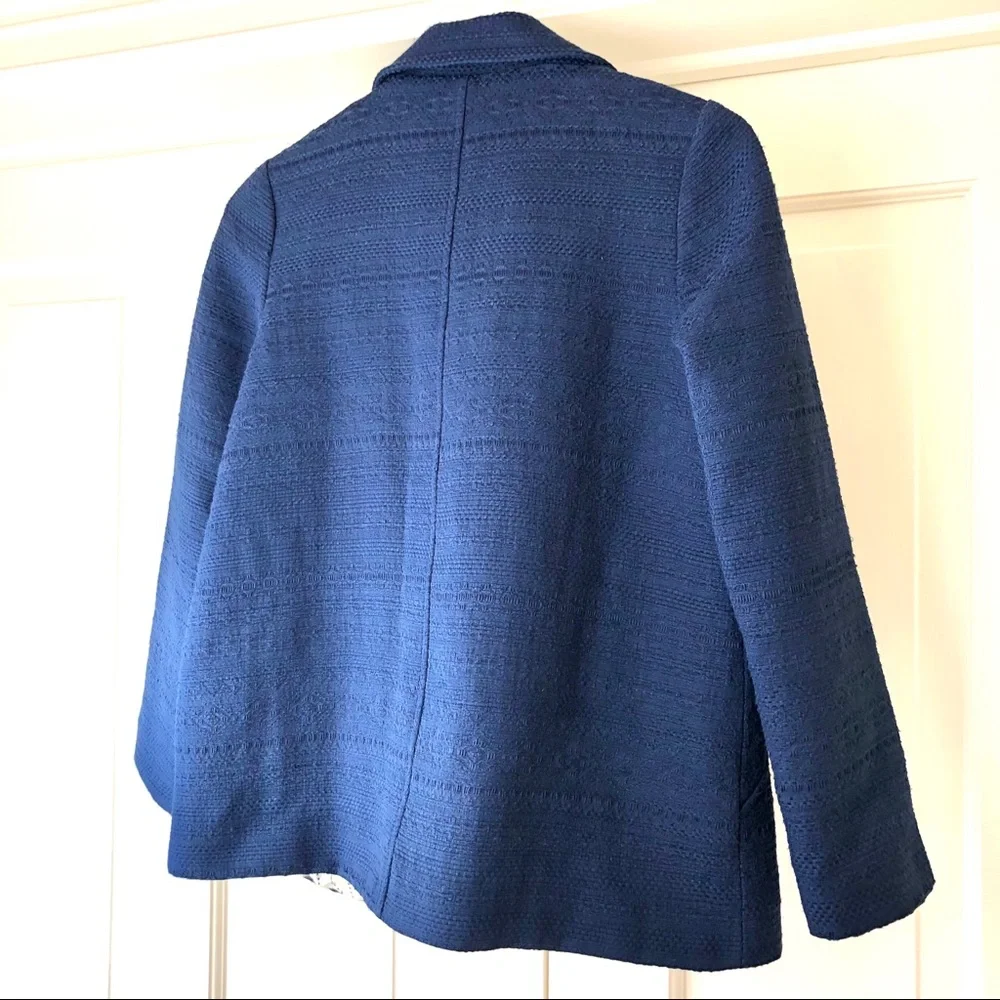 Zara Girl’s blue peacoat jacket 14